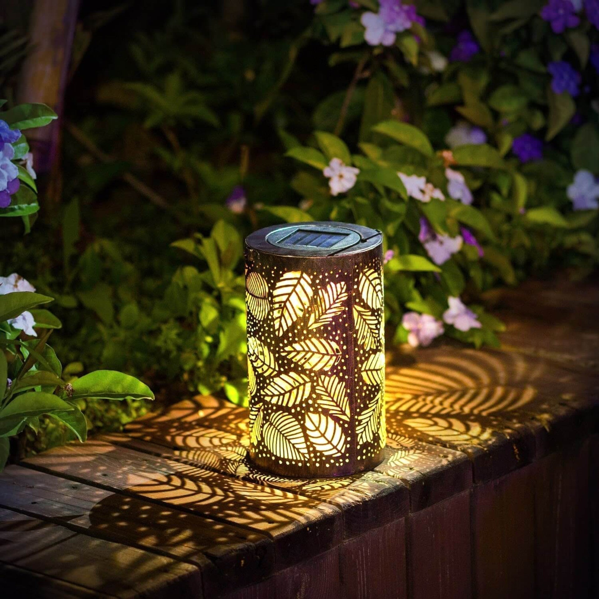 LED Lantaarn Bladontwerp Woondecoratie Buitensfeer