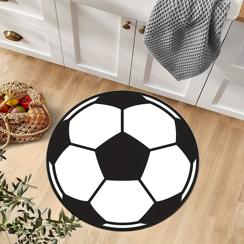 Voetbal Vloerkleed Antislip voor Huisdecoratie Sportliefhebbers