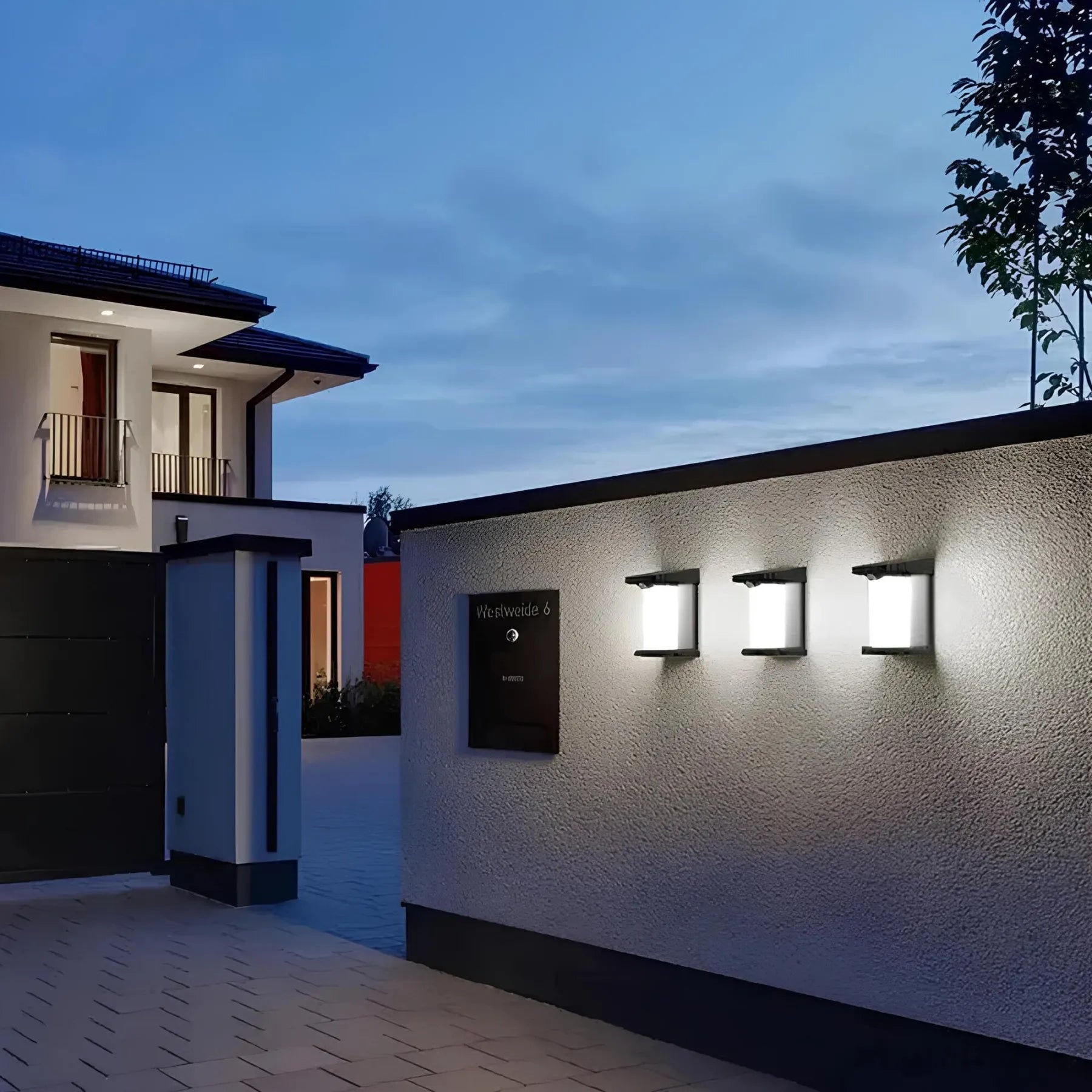 Bewegingssensor Wandlamp Buiten voor Tuinbeveiliging