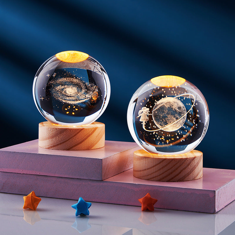 3D Kristal Nachtlamp LED Woondecoratie 3D Effect