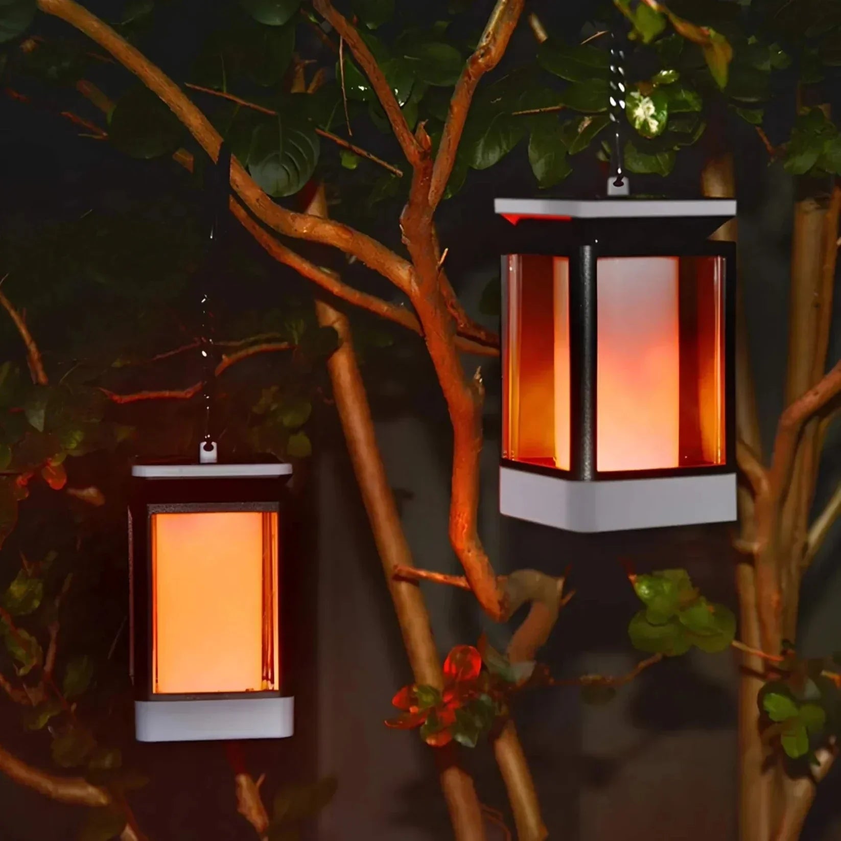 Zonne-energie Tuinfakkel Waterdicht Buitenverlichting Vlam Effect