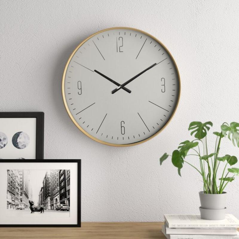 Wandklok Minimalistisch Circulair Stil Beweging