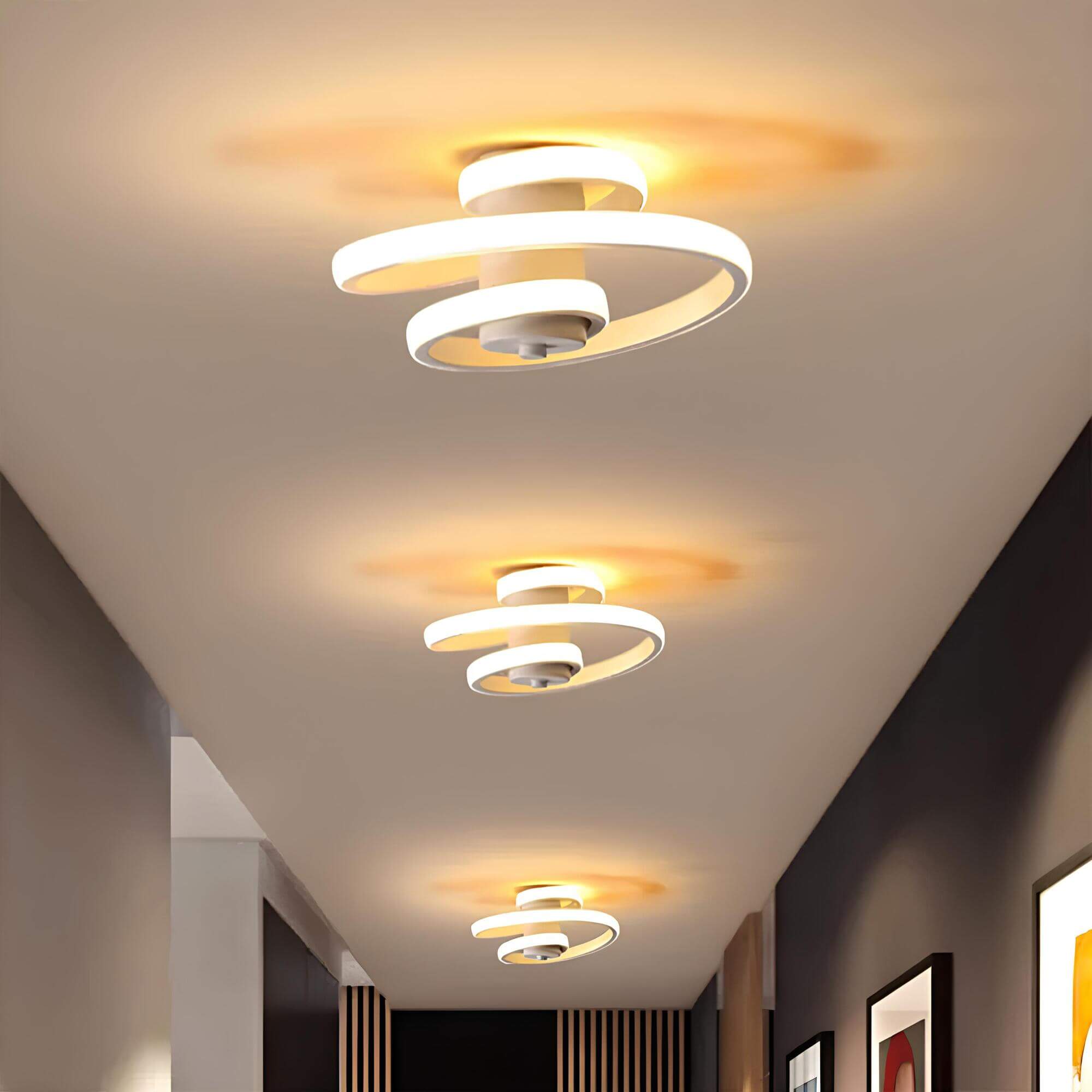 Spiraal LED Plafondlamp Flush Mount