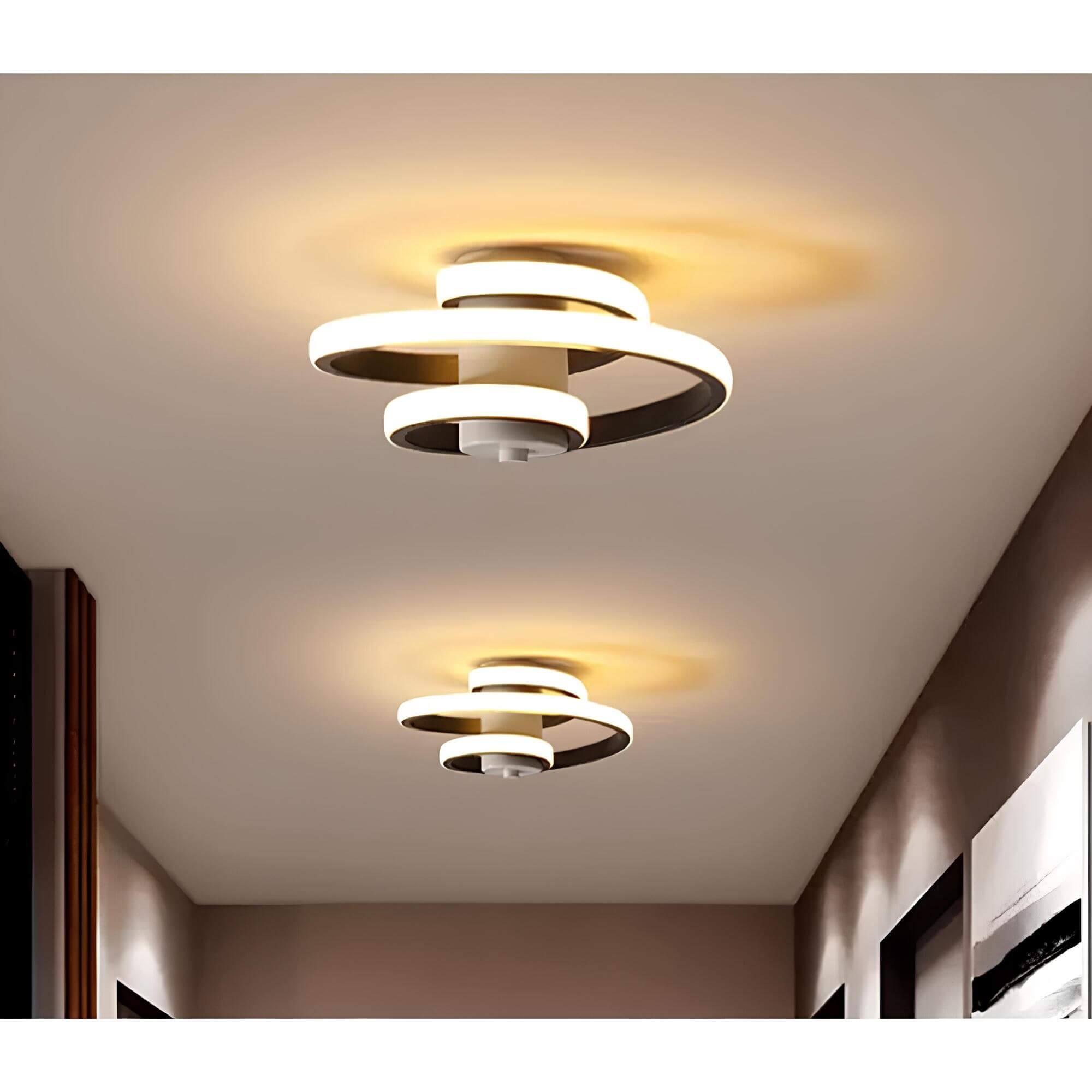 Spiraal LED Plafondlamp Flush Mount