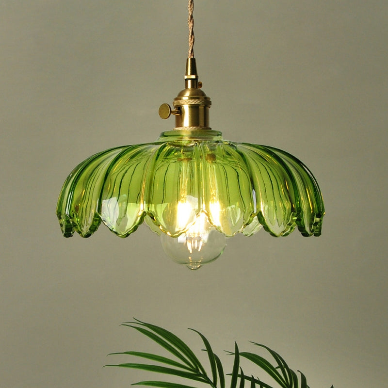 Bloemvormige Glazen Hanglamp LED voor Thuis en Kantoor