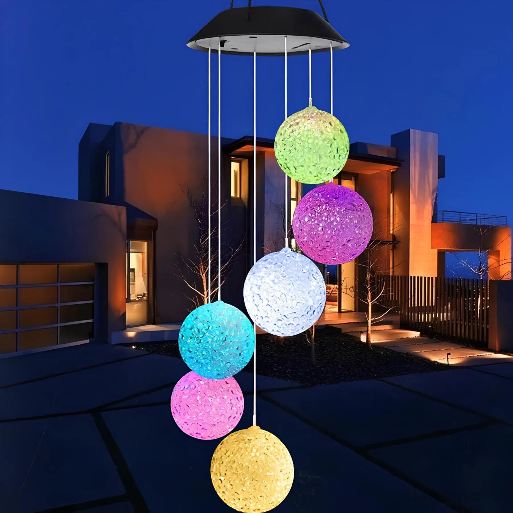 Zonnebloem Sfeerlampen Windgong Tuin Decoratie Buiten Sfeer