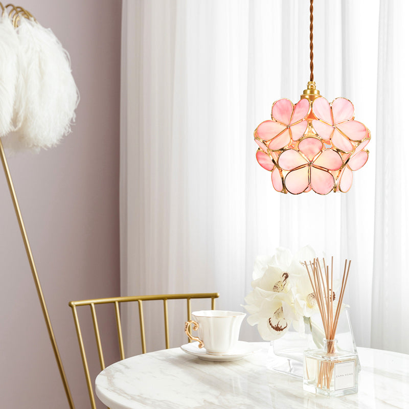 Bloem Hanglamp voor Woondecoratie en Kantoor Verlichting