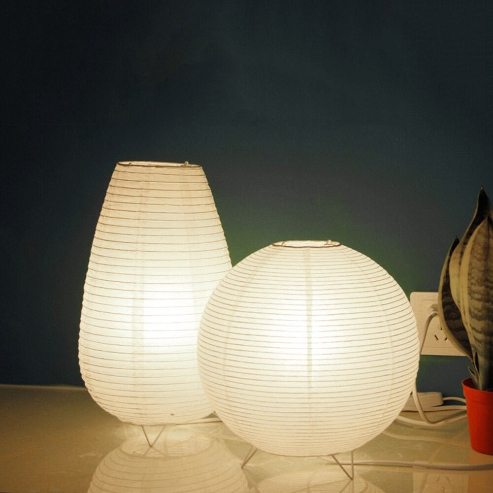 Japanse Papieren Lantaarn Tafellamp Sfeerlamp Woondecoratie