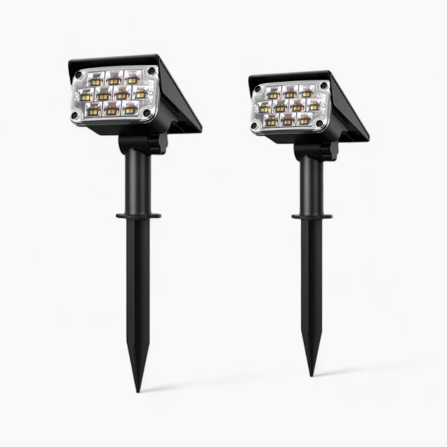 Zonne-energie Tuin Spotlicht Draadloos LED Buitenverlichting