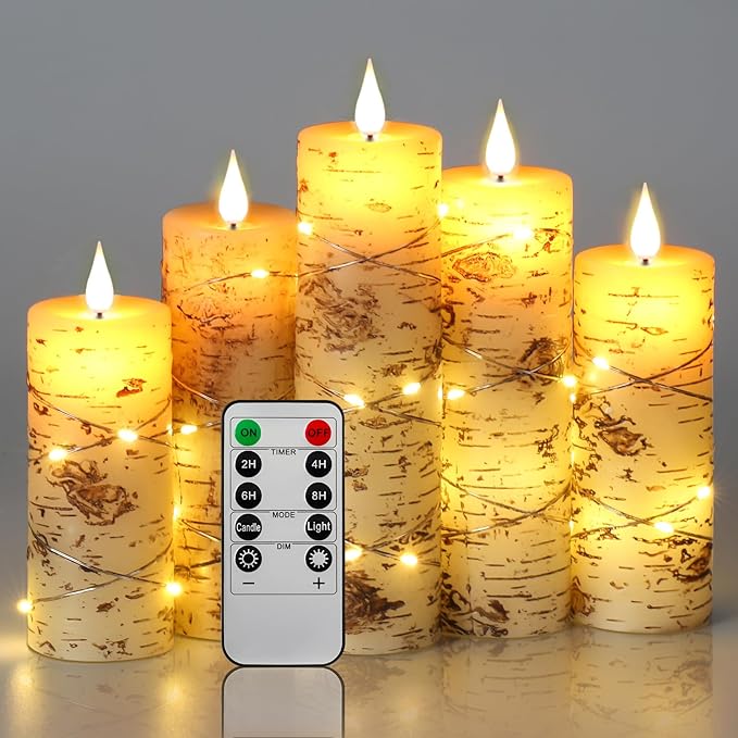 Draadloze LED Theelichten met Vlam Voor Woondecoratie Evenementen