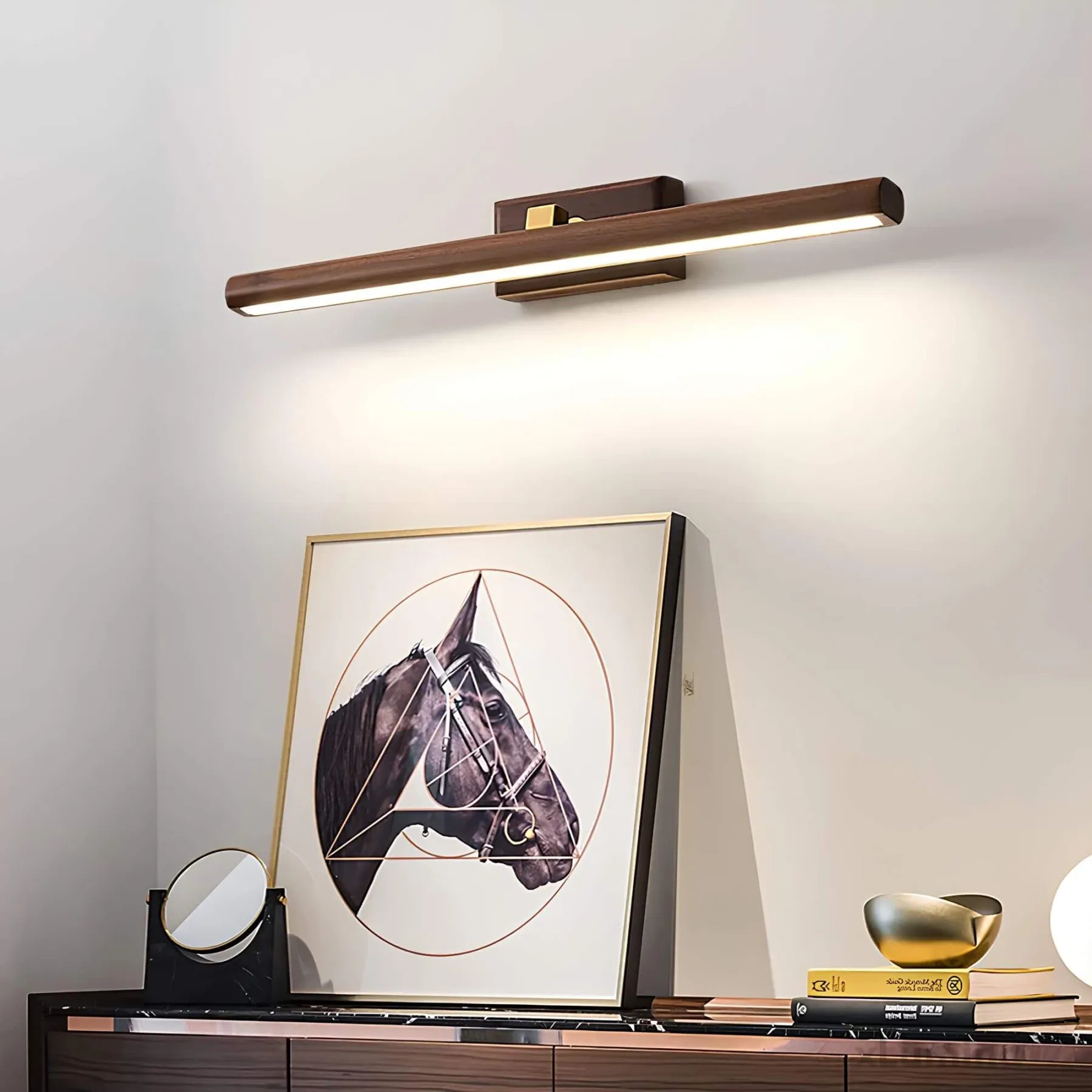Houten Wandlamp Woondecoratie voor Woonkamer Kantoor