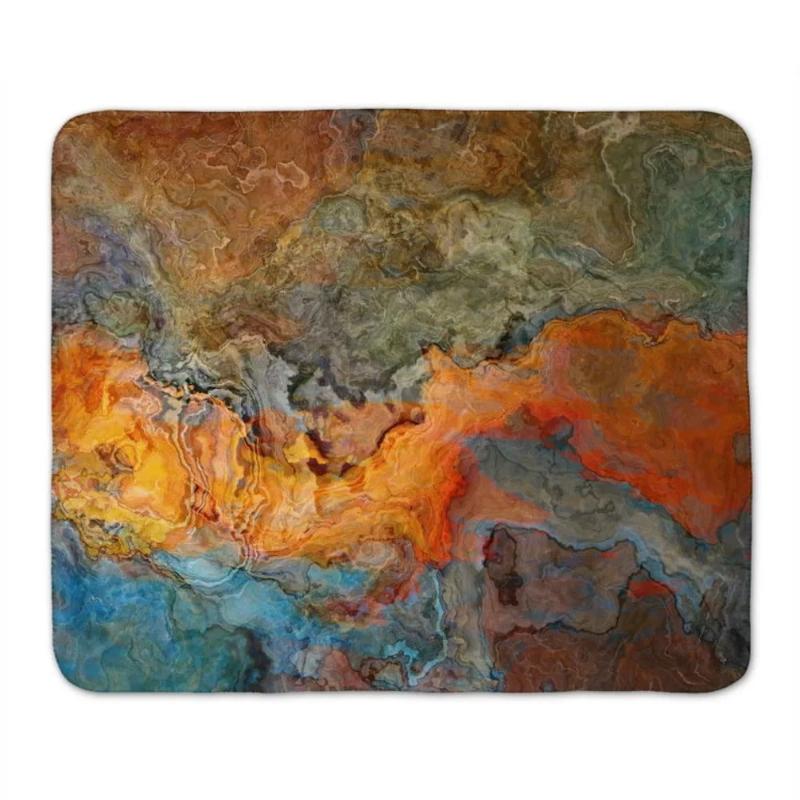Fleece Dekentje Abstract Ontwerp Woondecoratie