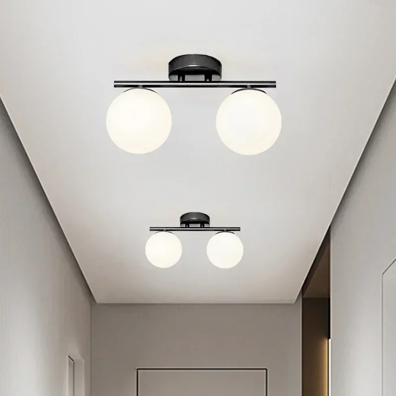 LED Plafondlamp Glazen Flush Mount Rond