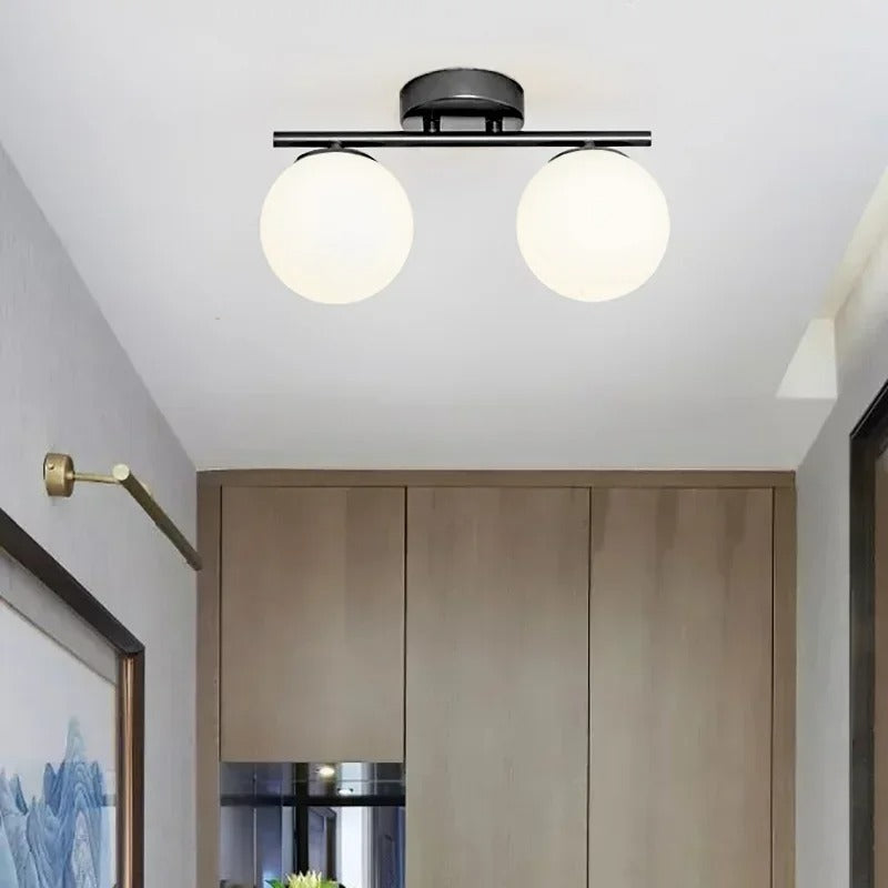LED Plafondlamp Glazen Flush Mount Rond