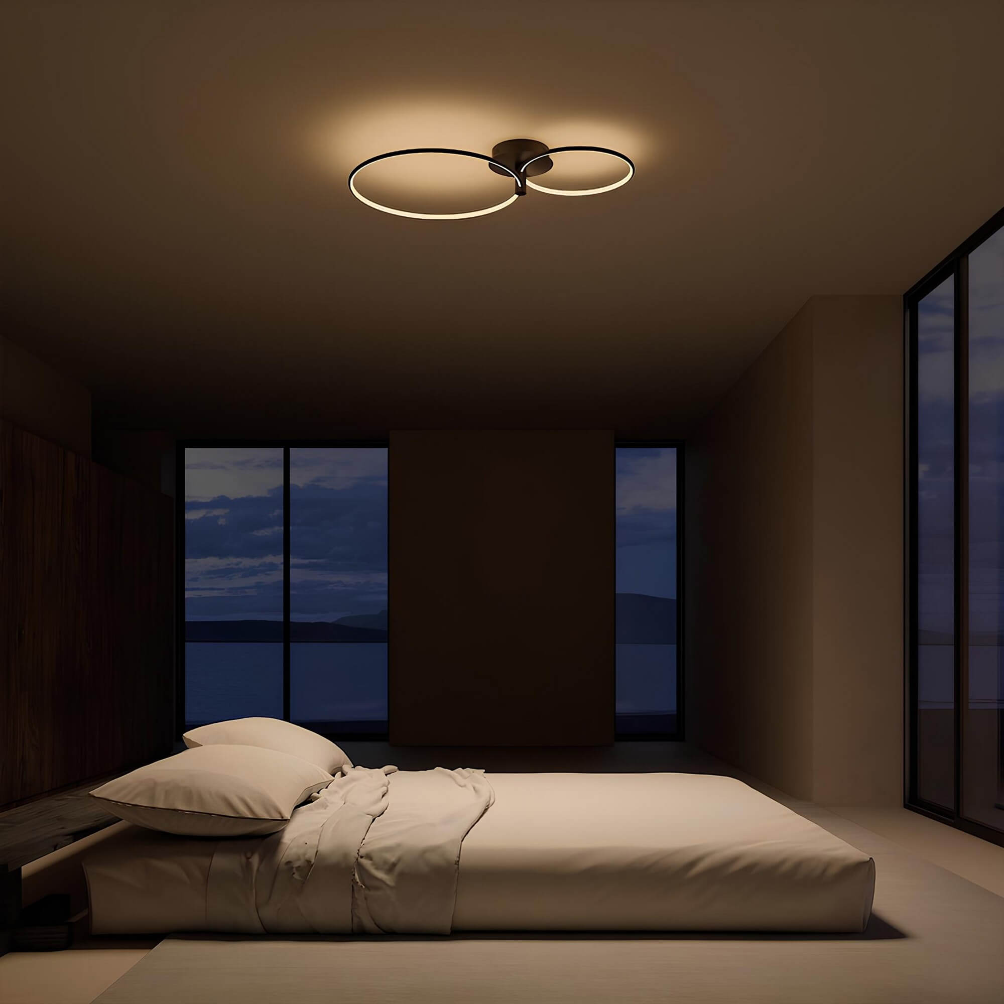LED Plafondlamp Dimbaar Flush Mount Rond