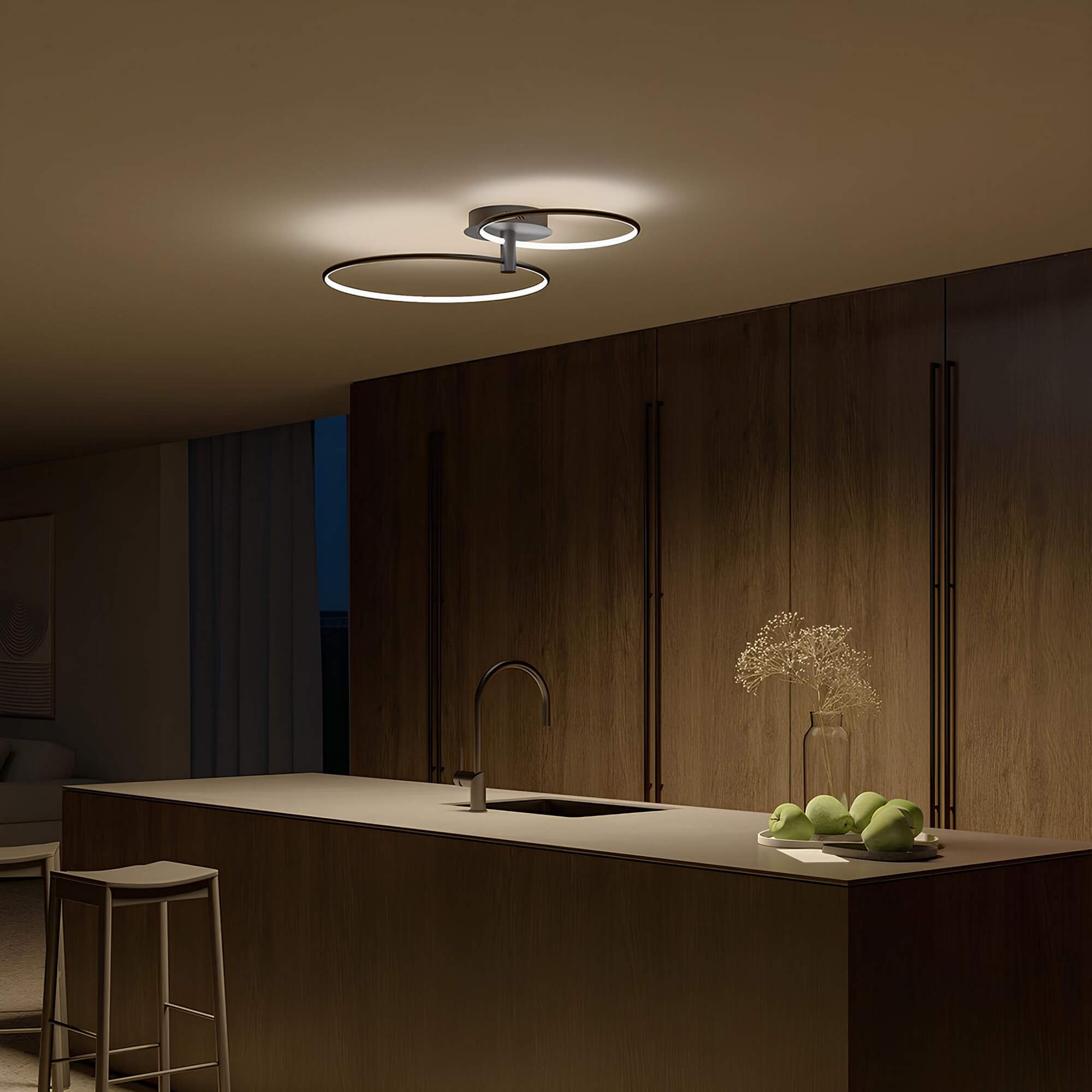 LED Plafondlamp Dimbaar Flush Mount Rond