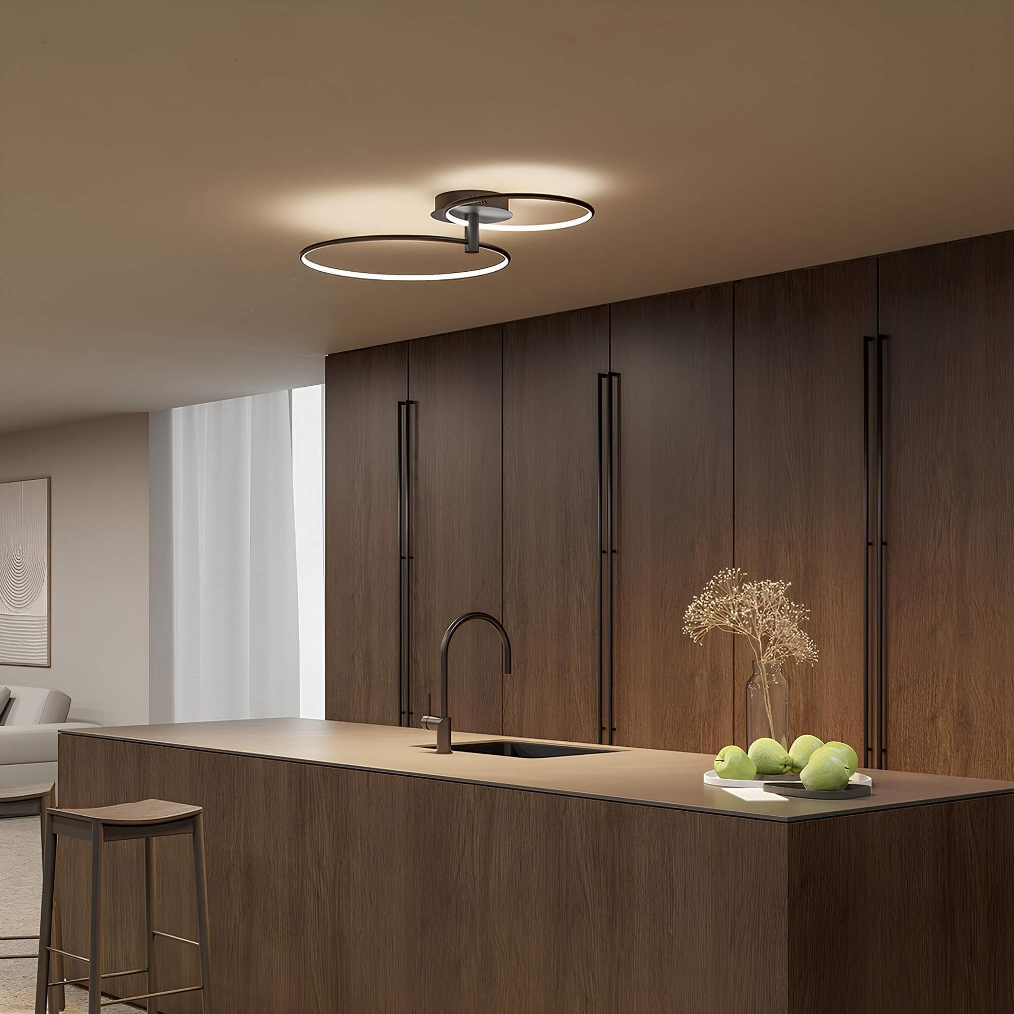 LED Plafondlamp Dimbaar Flush Mount Rond