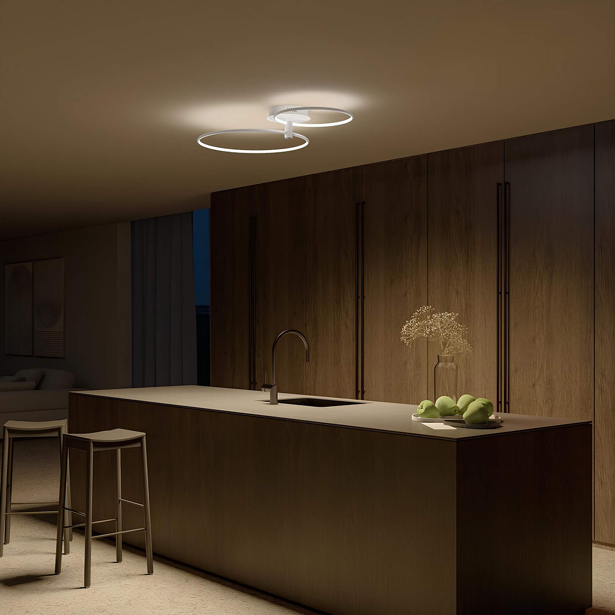 LED Plafondlamp Dimbaar Flush Mount Rond