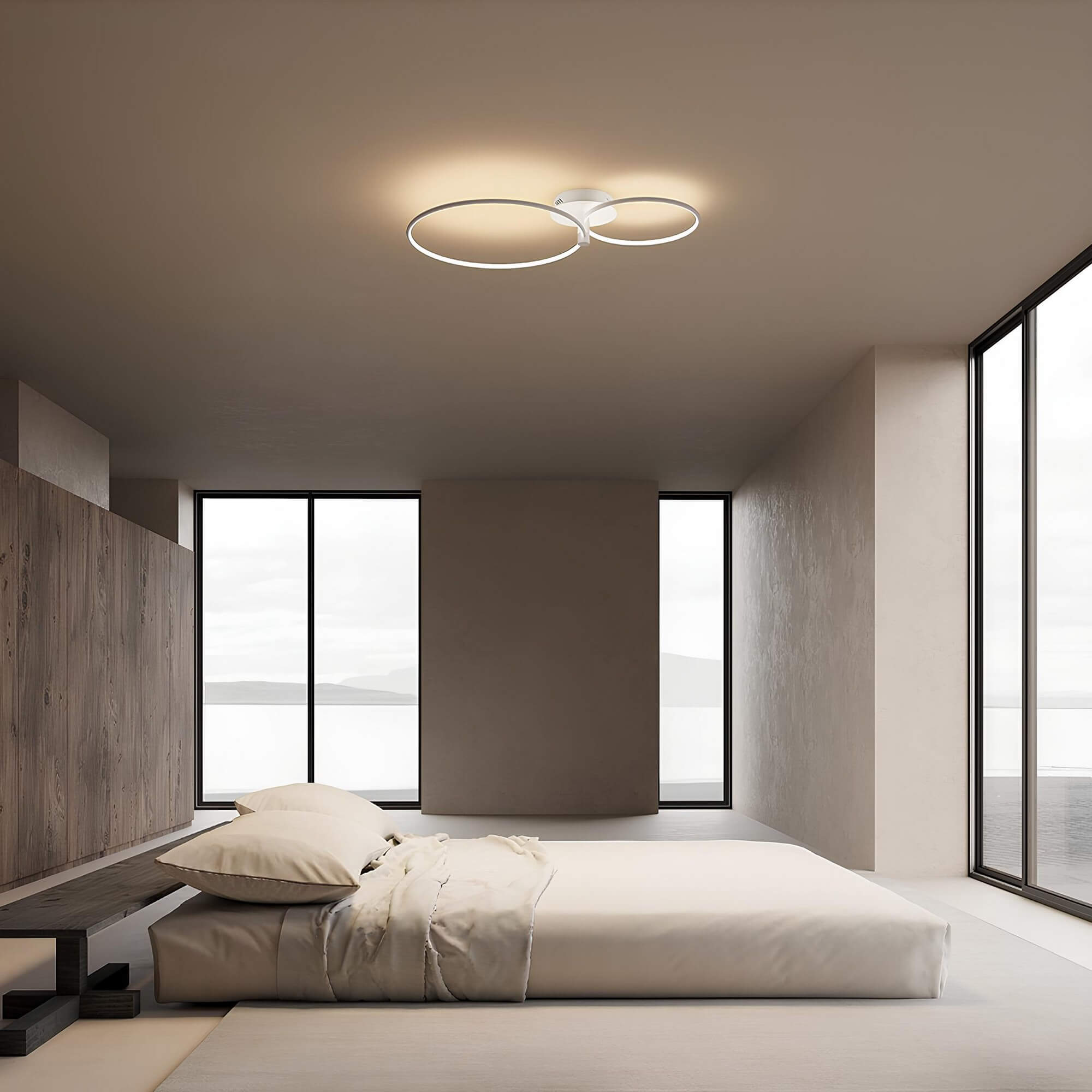 LED Plafondlamp Dimbaar Flush Mount Rond