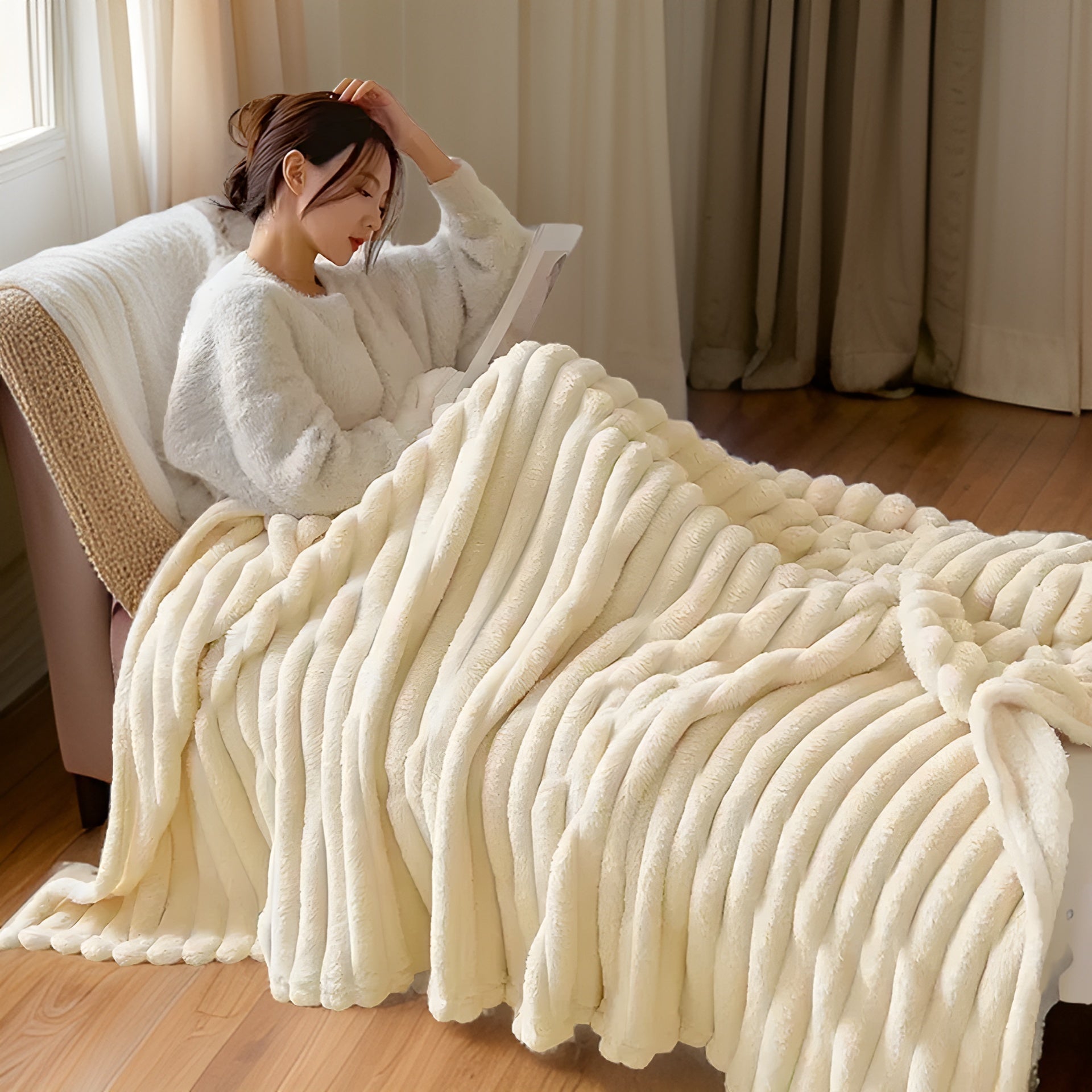 Fleece Deken voor Woonkamer en Thuisgebruik