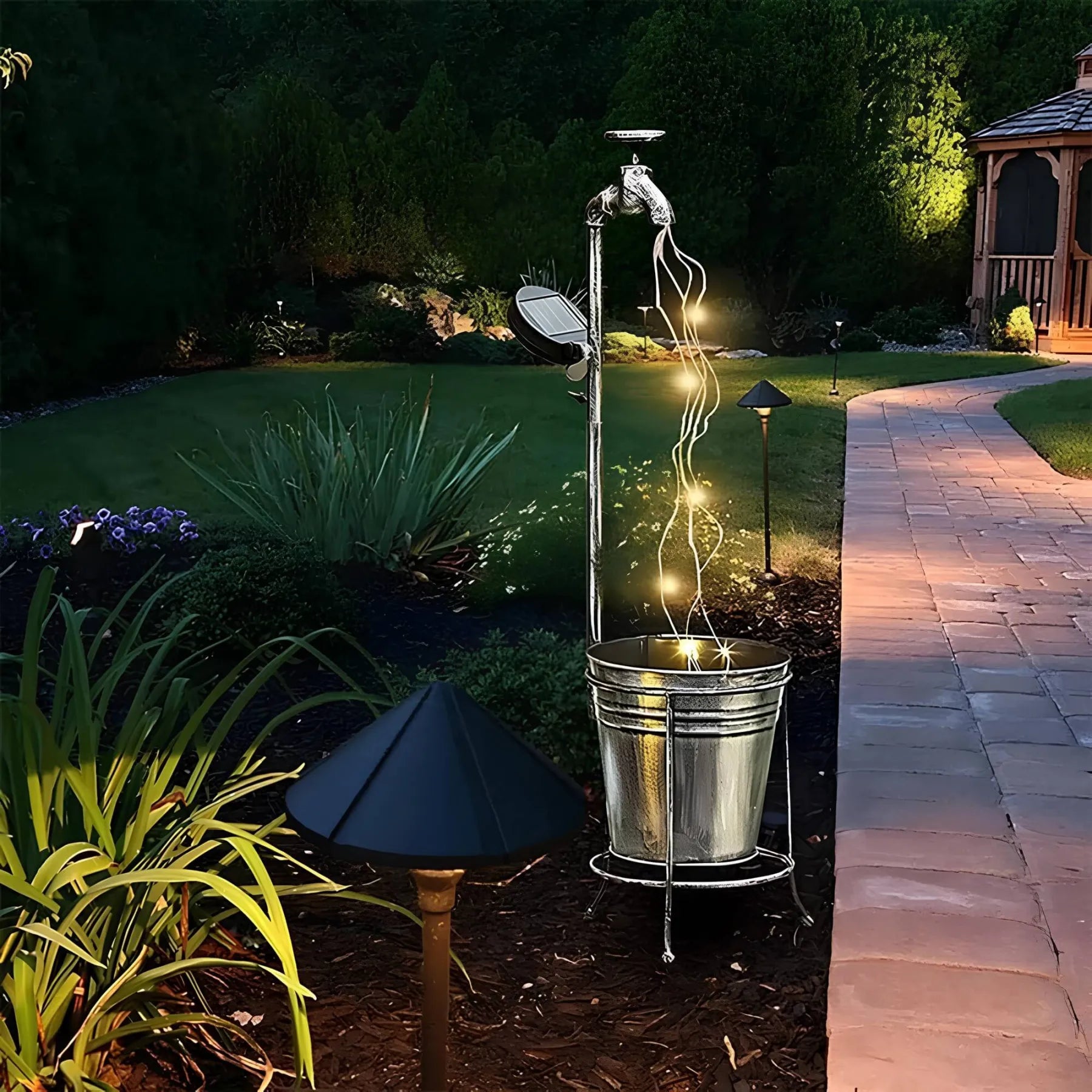 Zonne-energie Tuinlamp Buiten Verlichting Decoratie