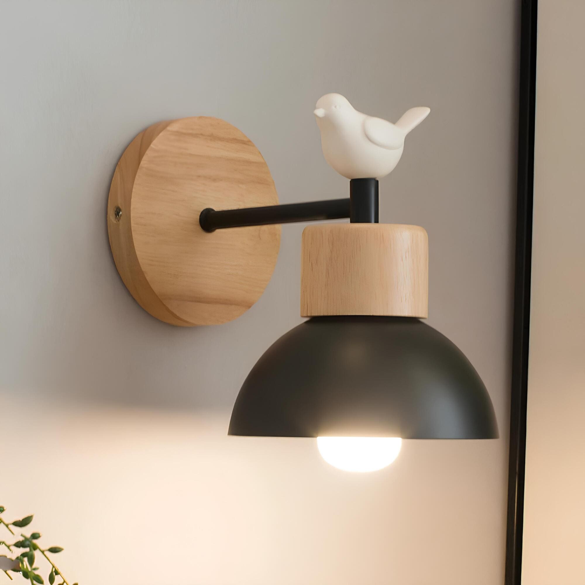 Wandlamp Hout Scandinavisch Stijl voor Thuis en Kantoor Decor