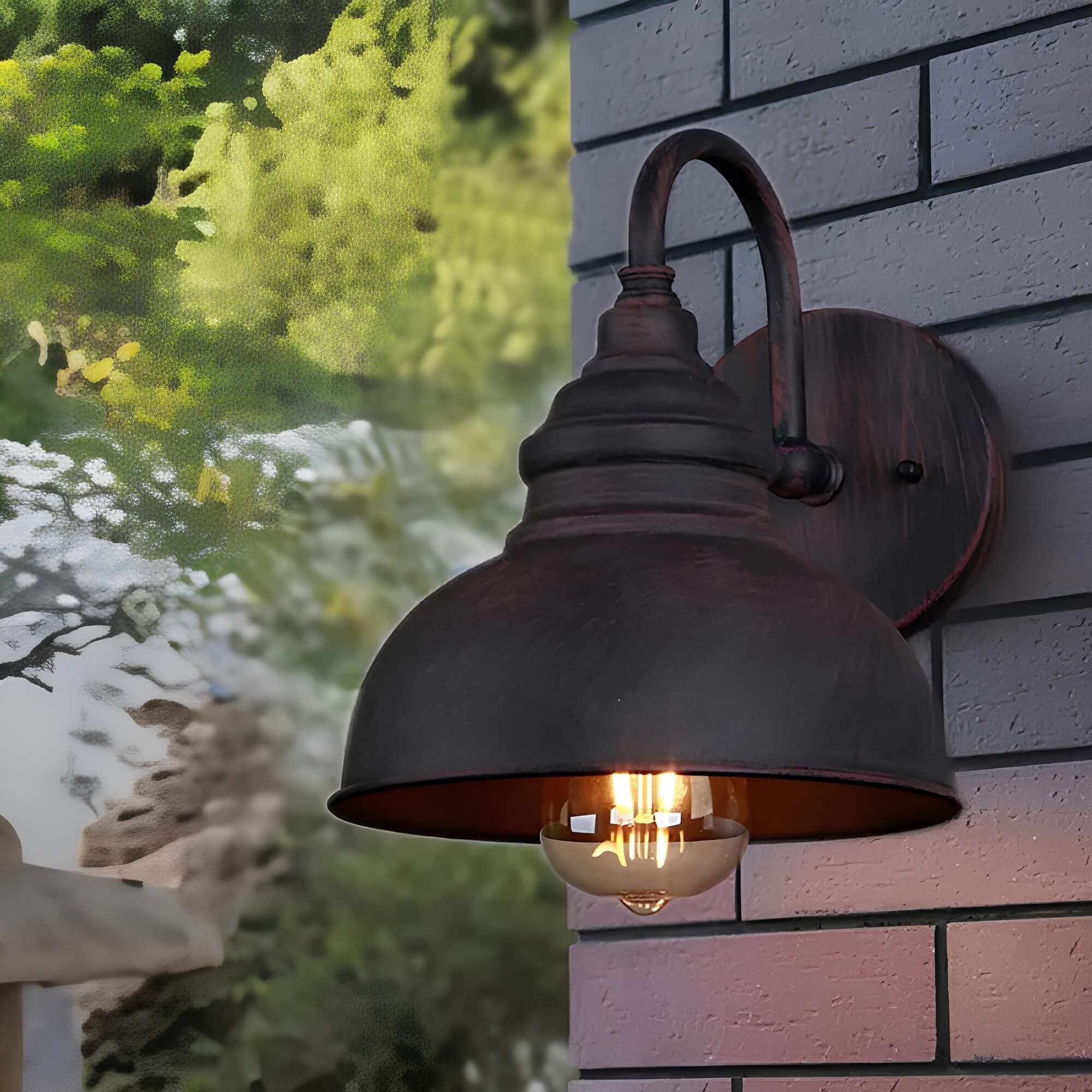 Vintage Wandlamp Buiten Huis Tuin Decoratie
