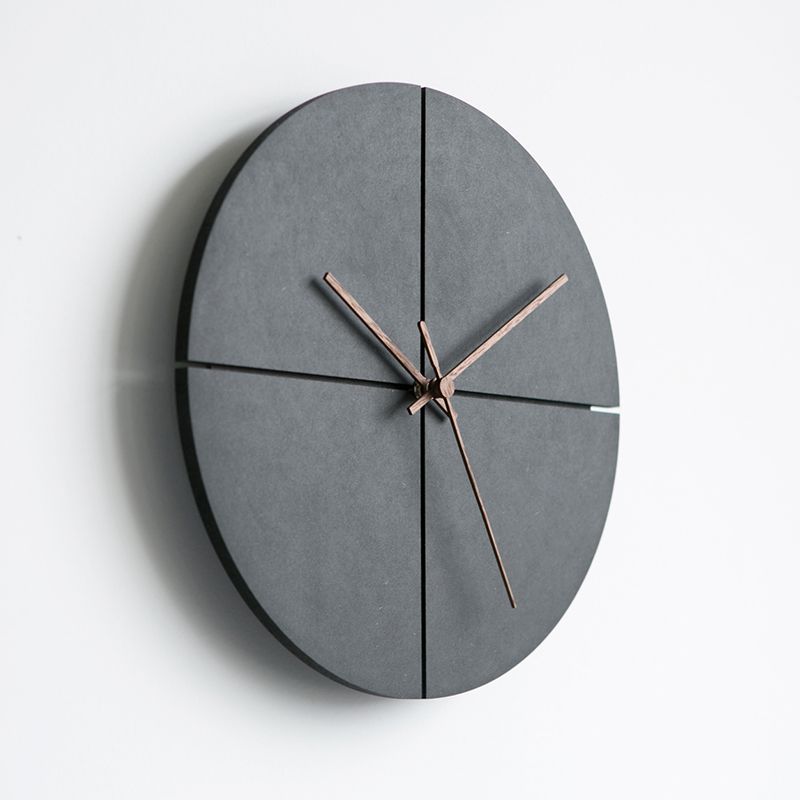 Betonnen Wandklok Rond 30 cm Kantoor Decoratie